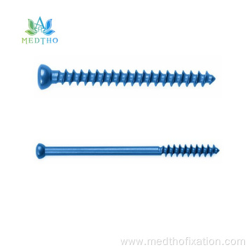 partially threaded cancellous screw